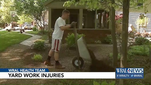 Do some body work to protect against yard work injuries