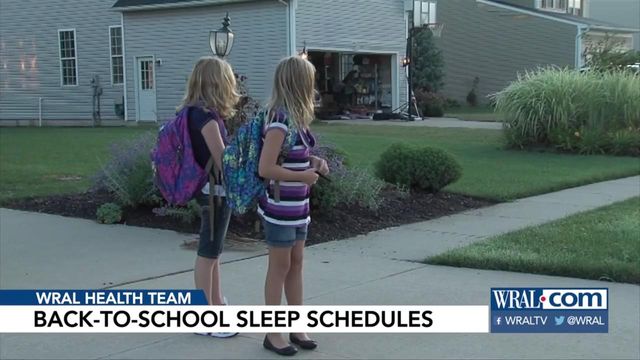 Get kids back on school sleep schedule before year begins