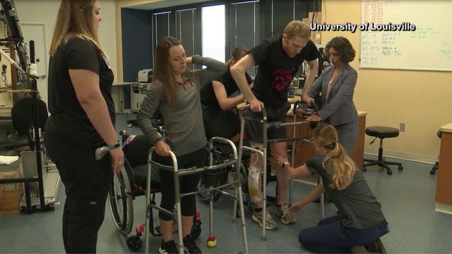 Paralyzed patients learn to walk again