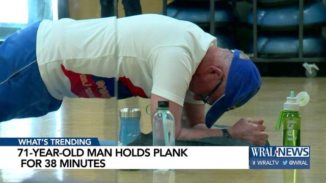 71-year-old cancer survivor holds plank record: 38 minutes!