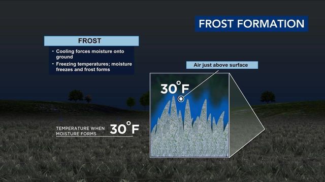 WRAL Weather lesson: Frost formation