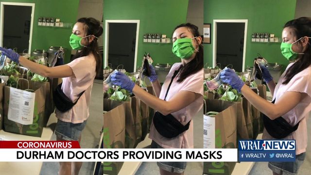 Durham doctors provide masks