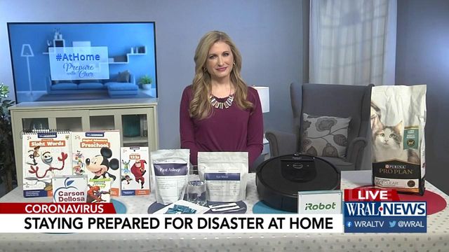 Stay prepared for disaster at home