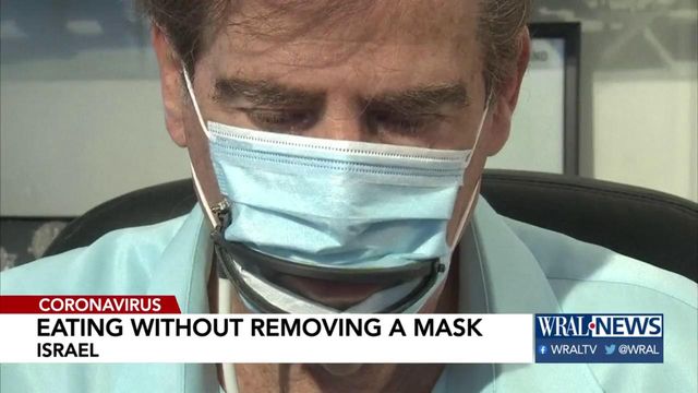 Virus mask allows eating