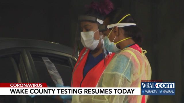 Wake County is offering free drive-thru COVID testing this week 