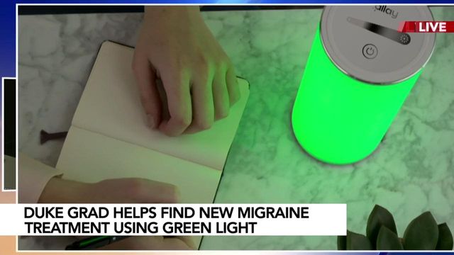 Researchers study how 'green light' can alleviate pain from migraines 