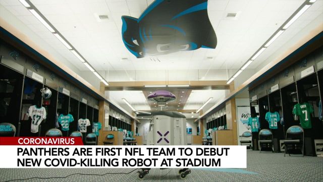 Carolina Panthers are the first NFL team to use virus-killing robot