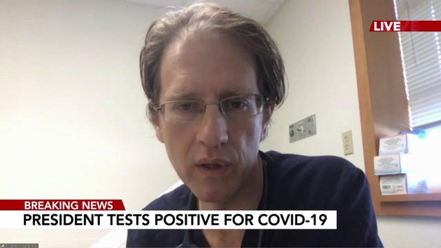 Duke doctor says president testing positive is 'brutal reminder' of how infectious COVID-19 is 