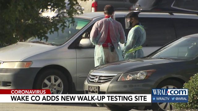 Wake County addes new walk-up coronavirus testing site