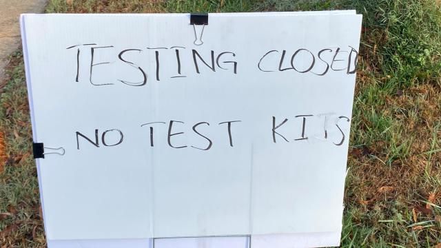 Chaos at Cary COVID test site, police called to direct traffic
