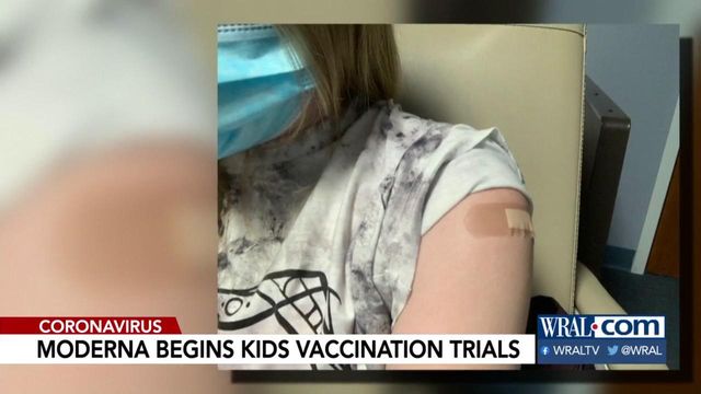 Moderna begins vaccine trial in children