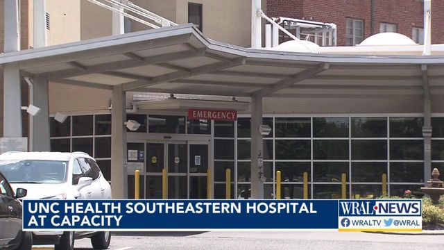 UNC Health Southeastern hospital at capacity
