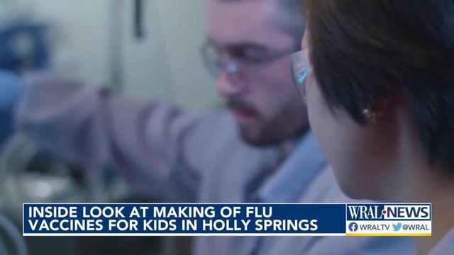Flu vaccine for young children being manufactured in Holly Springs