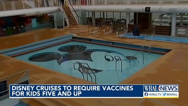 Disney Cruise Line to require vaccine from kids 5 and up