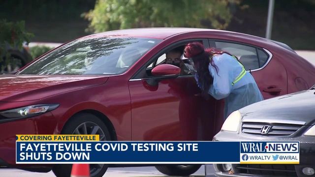 Fayetteville COVID-19 testing site shuts down due to lack of supplies