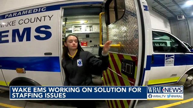 Wake County EMS relies on teenagers to help out during staffing shortage