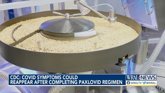 CDC: COVID symptoms could re-emerge after completing Paxlovid regimen 