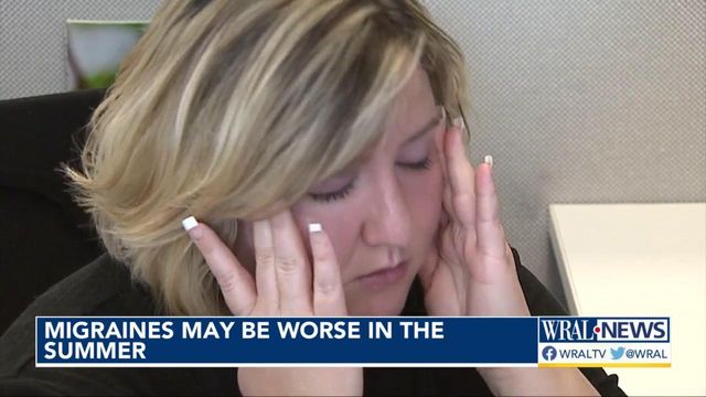 Migraines may be worse in the summer