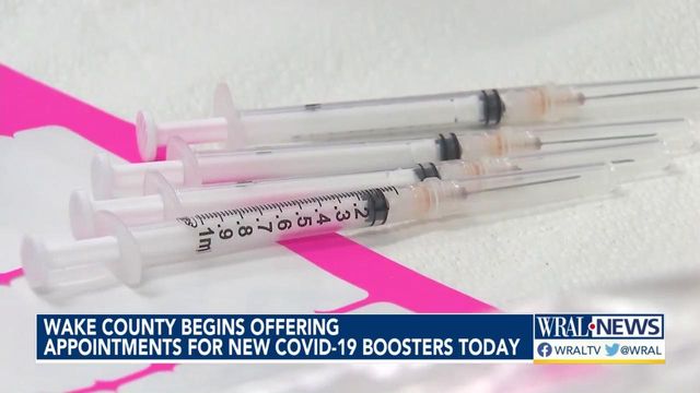 Wake County begins offering updated COVID-19 booster shots 