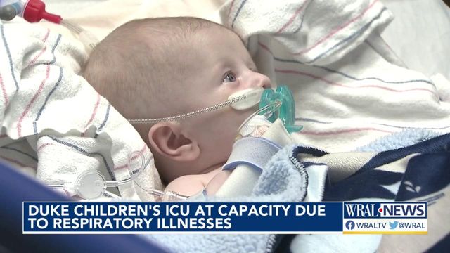 Duke Children's ICU at capacity as flu, RSV cases rise