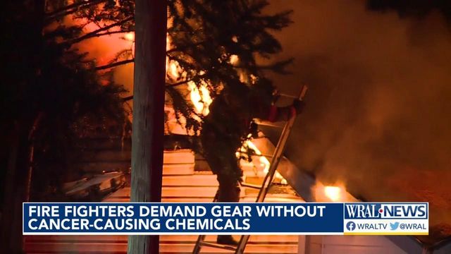 Fire fighters demand gear without cancer-causing chemicals