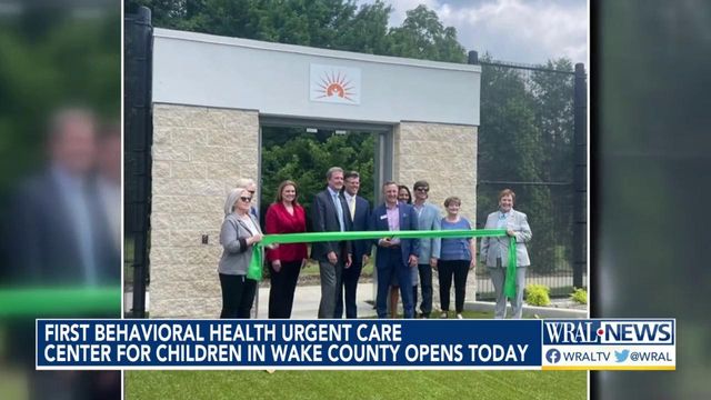 First behavioral health urgent care center for children in Wake County opens Monday