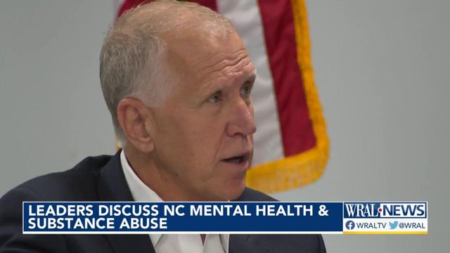 US Sen. Thom Tillis, lawmakers advocate for mental health