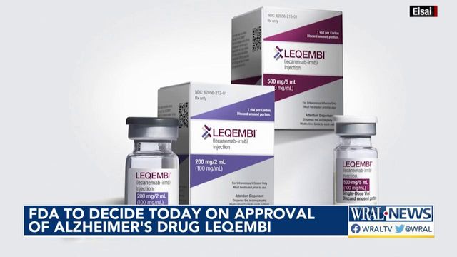 FDA to decide Wednesday on approval of Alzheimer's drug Leqembi