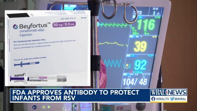 FDA approves antibody to protect infants from RSV