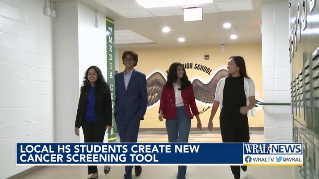 Local high school students create new cancer screening tool