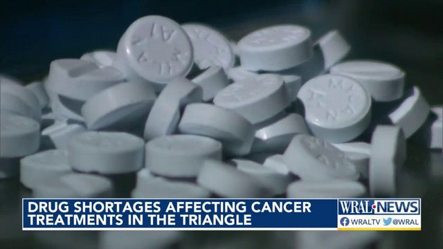 Drug shortages affecting cancer treatments in the Triangle