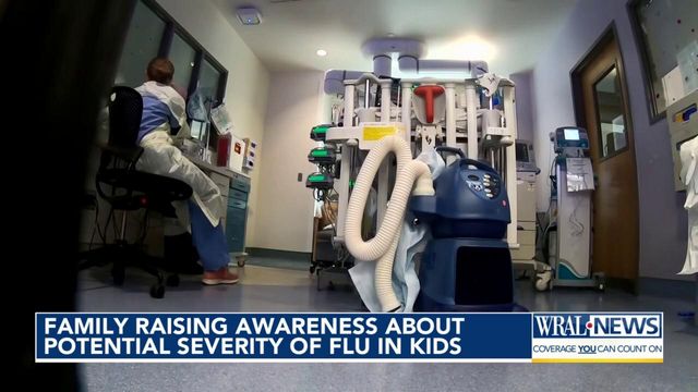 Family raising awareness about potential severity of flu in kids