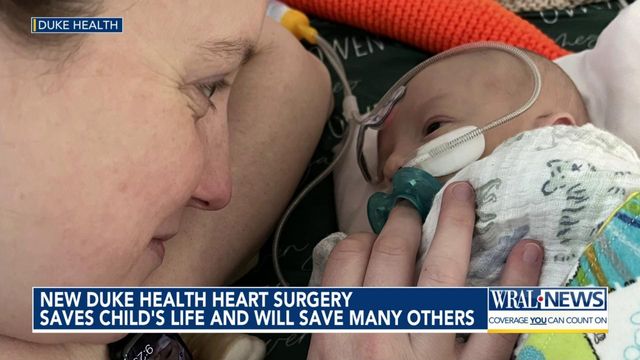 New Duke Health heart surgery saves child's life and will save many others