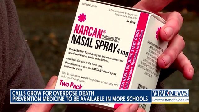 Calls grow for overdose death prevention medicine to be available in more schools