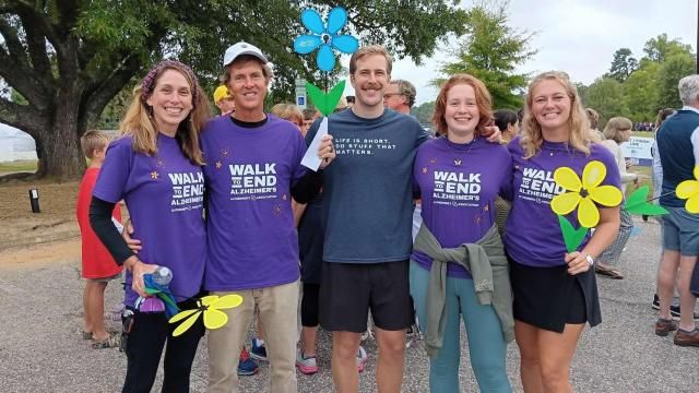Carter Grine and friends are working to raise money to support Alzheimer's research.