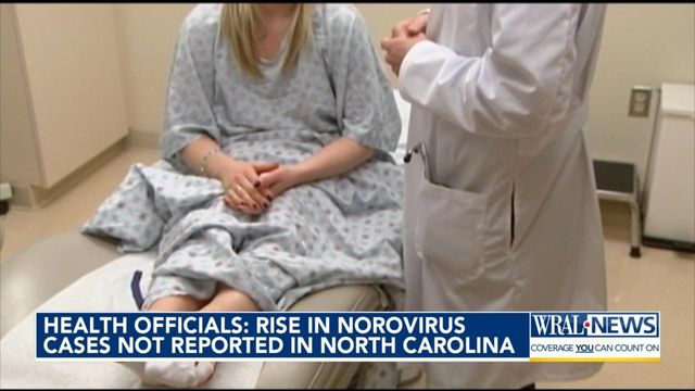 Health officials: Rise in norovirus cases not reported in North Carolina