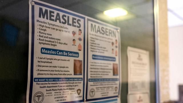 Most of the measles cases that have been reported in Texas have been in rural Gaines County. (Justin Rex/The Texas Tribune/Reuters via CNN Newsource)