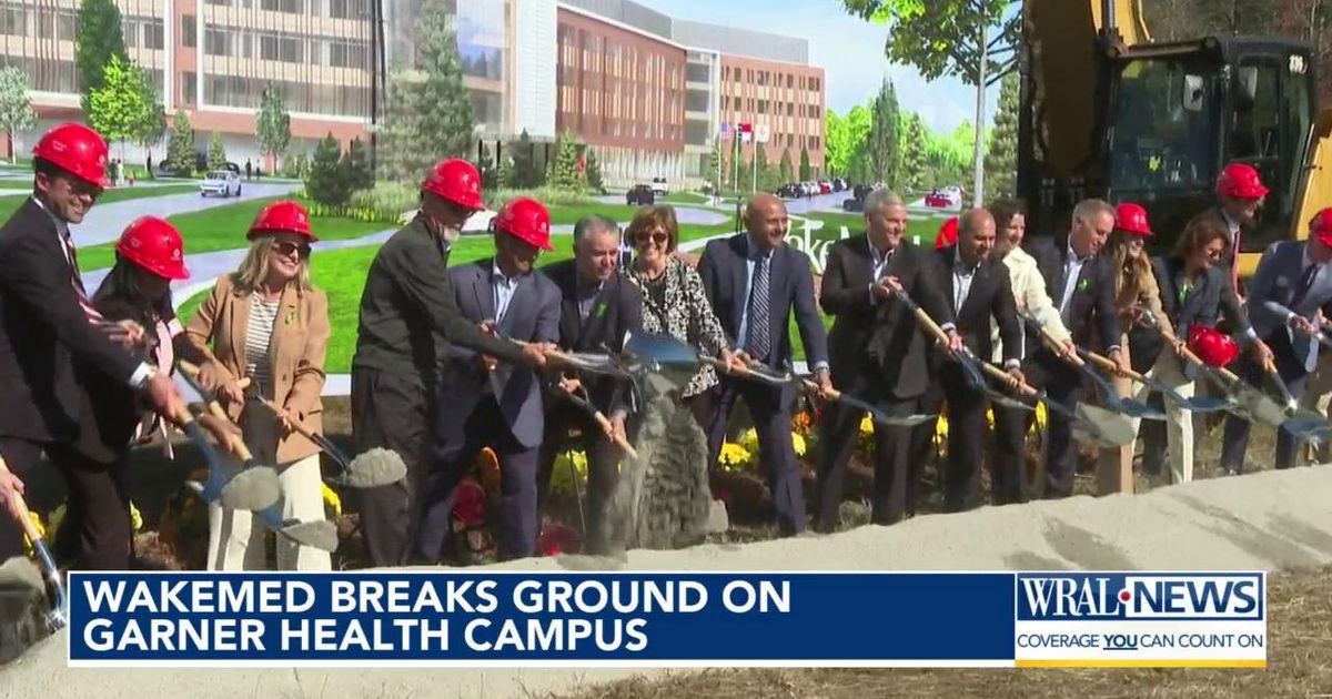 WakeMed breaks ground on new mental health care facility in Garner