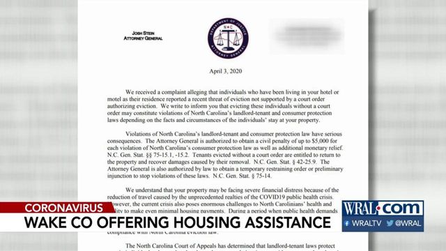 Wake County offering housing assistance to qualified hotel residents