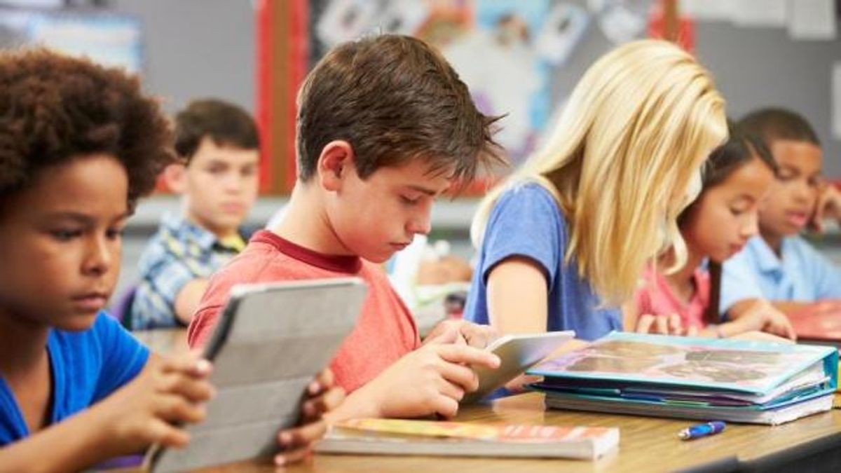 Students in classroom