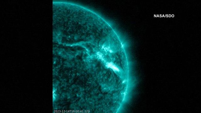 Biggest solar flare in years knocks out radio communications on Earth