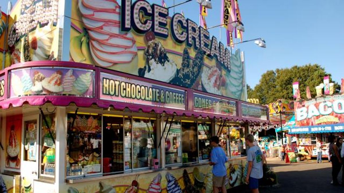 Ice cream at the NC State Fair
