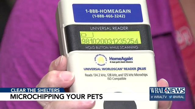 Microchips quickly bring lost pets home again