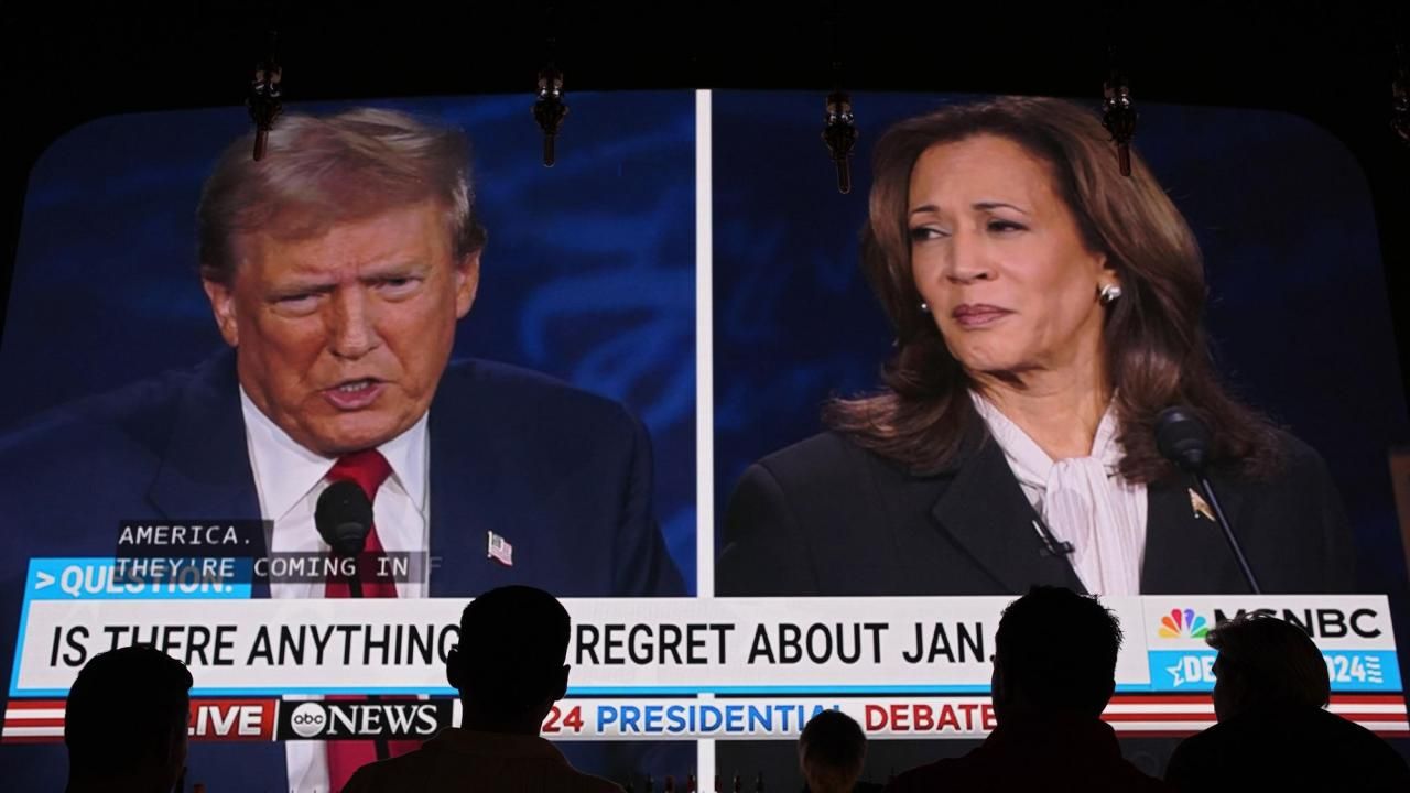 Factchecking Kamala Harris and Donald Trump's first 2024 presidential