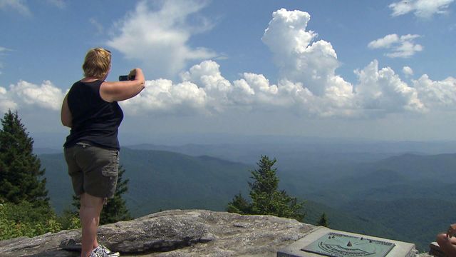 Devil's Courthouse offers heavenly view