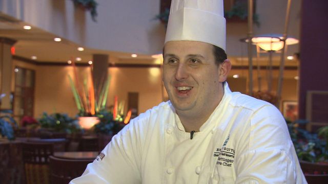 Tall chef has room to grow at Concord hotel