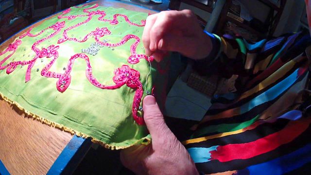 Raleigh man turns love for sewing into art