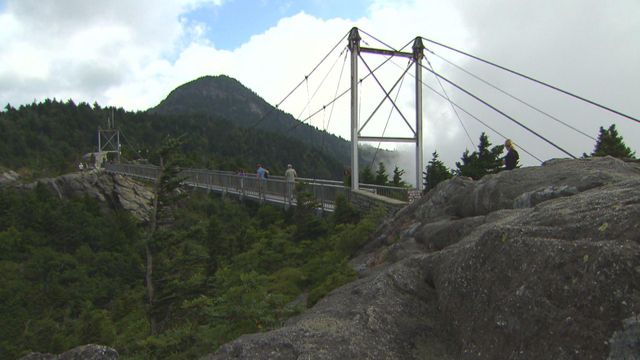 Grandfather Mountain bridge gives visitors a swinging experience