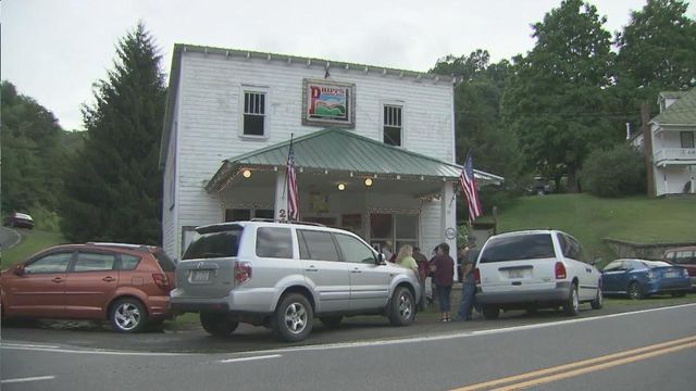 Bluegrass happens every Friday at Ashe County country store