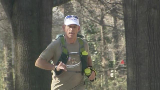 Runner runs across state to raise funds for veterans hospital